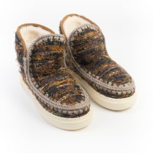 MOU - Stivaletto - Bounce - 411013K -  Tweed marron multicolor