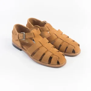 SEBAGO - Sandali bassi - Gurkha ragnetto - 72122FW - Cognac