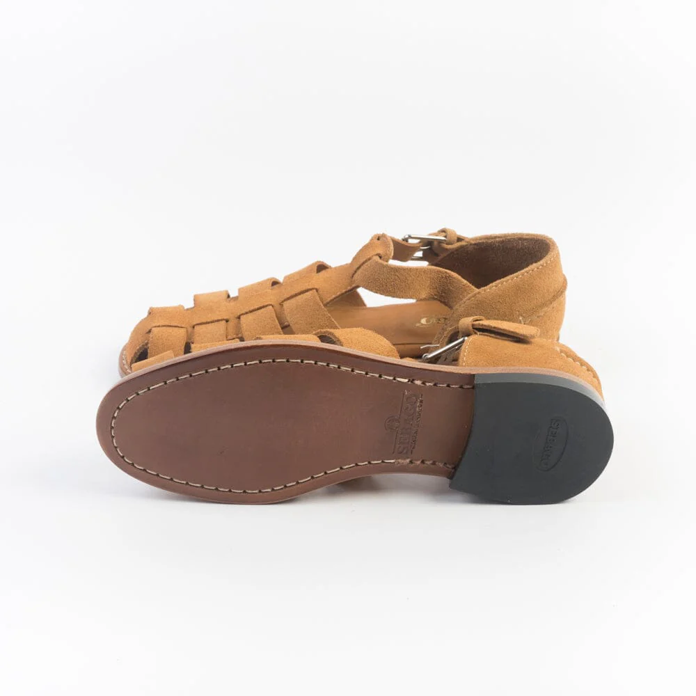 SEBAGO - Sandali bassi - Gurkha ragnetto - 72122FW - Cognac - immagine 6