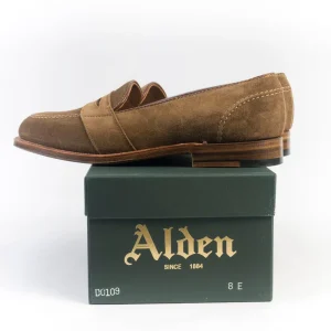 ALDEN - D0109 - Mocassino Full Strap - Camoscio Snuff