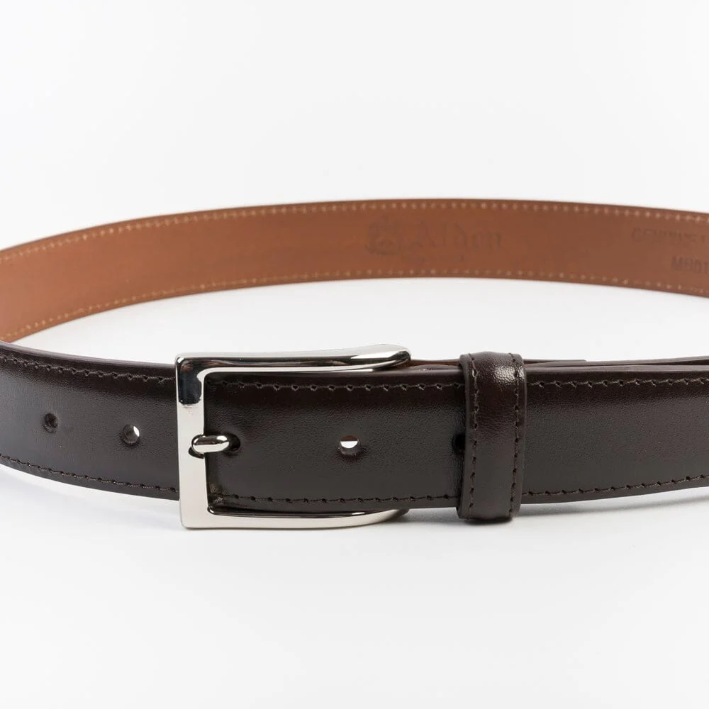 ALDEN - Cintura 0115 - Pelle Brown - immagine 4
