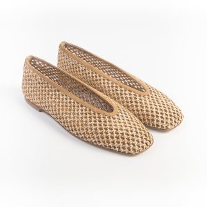 CHEVILLE - Ballerina - DELIA MC - Intrecciata Sabbia