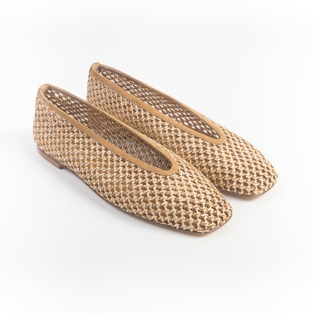 CHEVILLE - Ballerina - DELIA MC - Intrecciata Sabbia