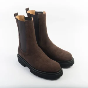 ANNA F - Stivaletto - 9715 - Velour testa di moro