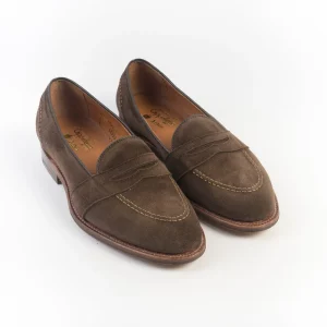 ALDEN - 68333 - Mocassino Full Strap - Suede Hummus