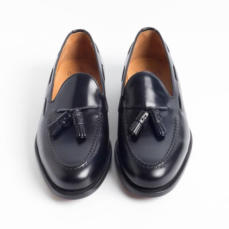 BERWICK 1707 - 8491 - Rois nero - Mocassino Nappine - Fondo Cuoio foderato - immagine 3