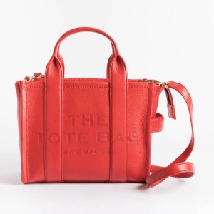 MARC JACOBS - H009L01SP21 - The Small Tote Bag - True Red