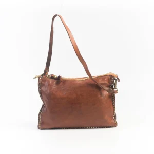 CAMPOMAGGI - Borsa a Spalla - Eva - Strass Cognac