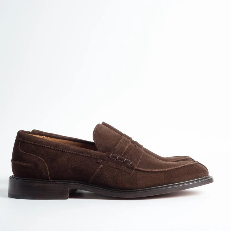 TRICKER'S - James - Mocassino Suede Repello - Cioccolato - immagine 4