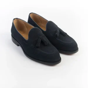 BERWICK 1707 - 8491 - Mocassino Nappine Fondo Cuoio - Camoscio Blu Marine