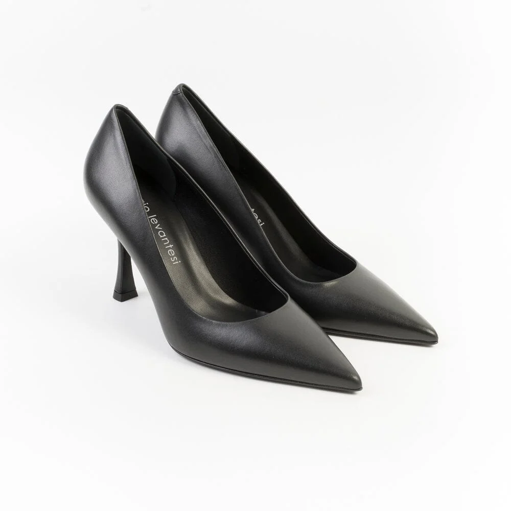 SERGIO LEVANTESI - Décolleté - DIVA - Nappa Nero