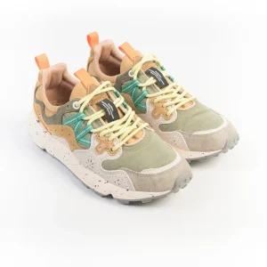 FLOWER MOUNTAIN - Sneakers Yamano3 3B46 - Verde Taupe
