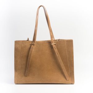 MINOBOSSI - Borsa a spalla - Paula - Camoscio Cuoio