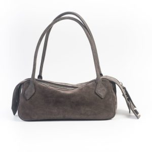 MINOBOSSI - Borsa a spalla - Anna - Camoscio Testa di moro