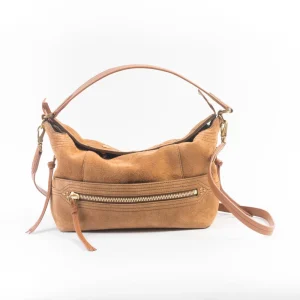 JEROME DREYFUSS - Borsa a Tracolla e Spalla - Lucky Hobo - Camoscio Caramello