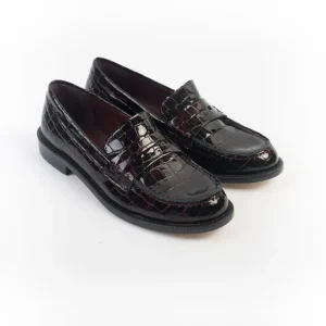 CHEVILLE - Mocassino - Luna - Cocco Borgogna