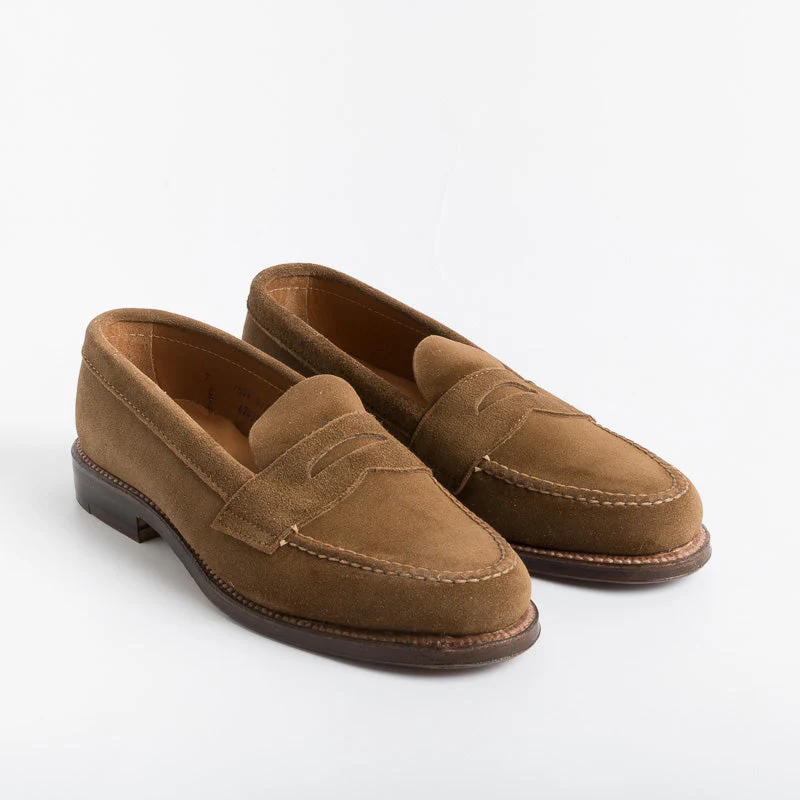 ALDEN - 6243F - Mocassino sfoderato - Camoscio snuff - immagine 2