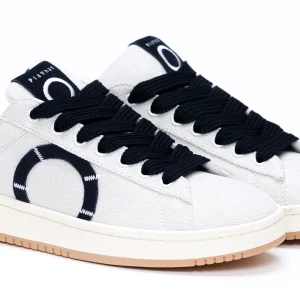 Sneakers SNATCH24 Uomo White in Canvas Tinto