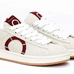 Sneakers SNATCH24 Uomo Off White in Canvas Tinto