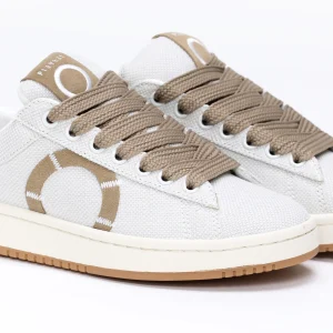 Sneakers SNATCH24 Donna White in Canvas Tinto