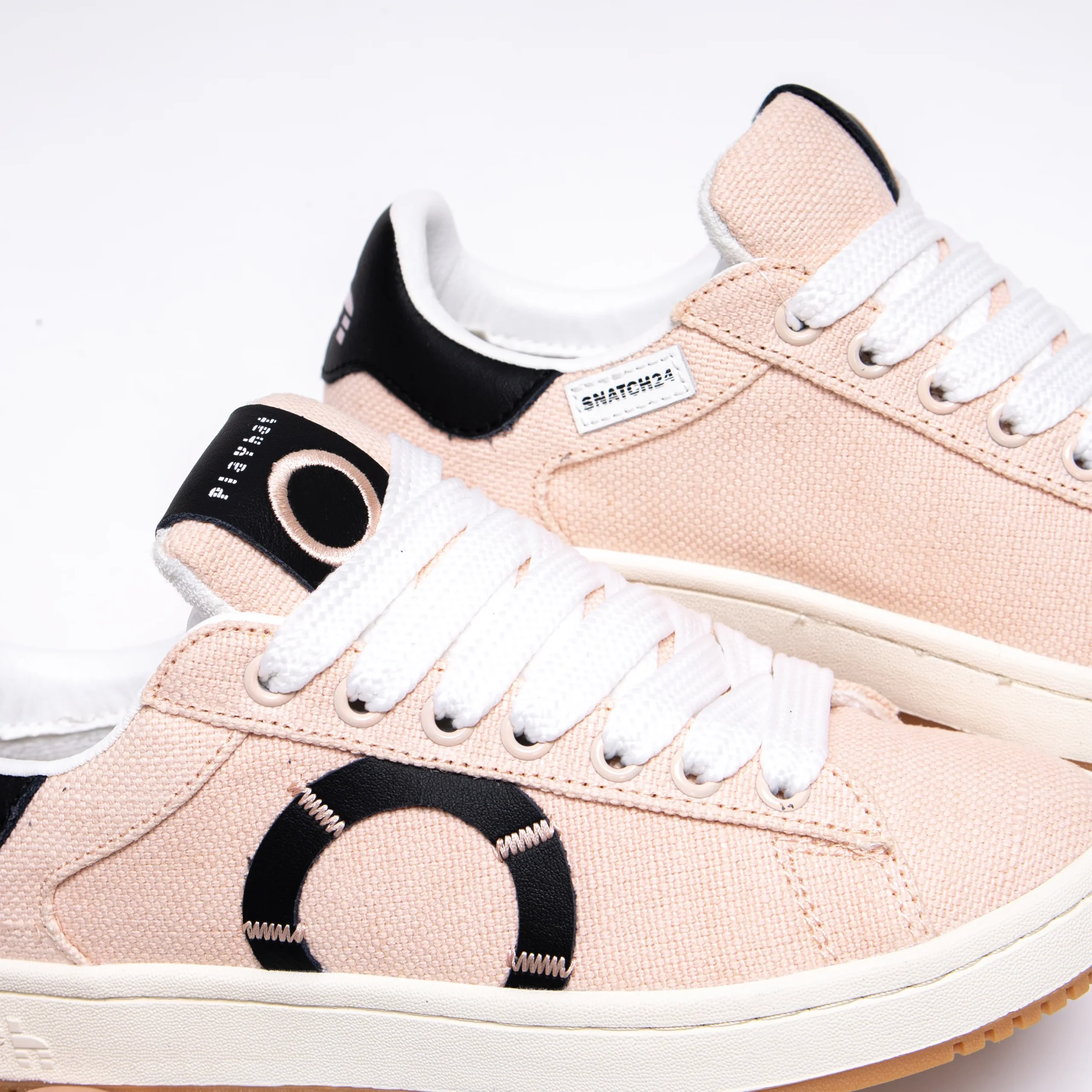 Sneakers SNATCH24 Donna Pale Pink in Canvas Tinto - immagine 7