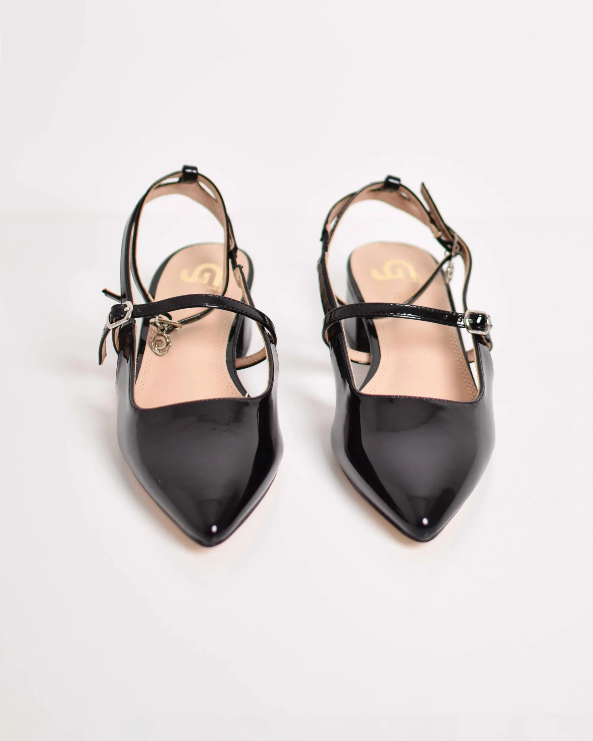 Ballerina con tacco e cinturini - immagine 4