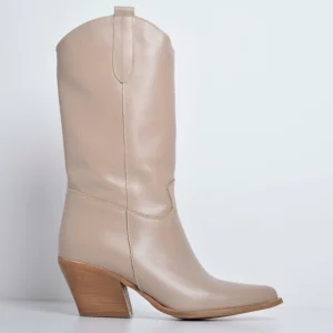 Texano liscio in pelle