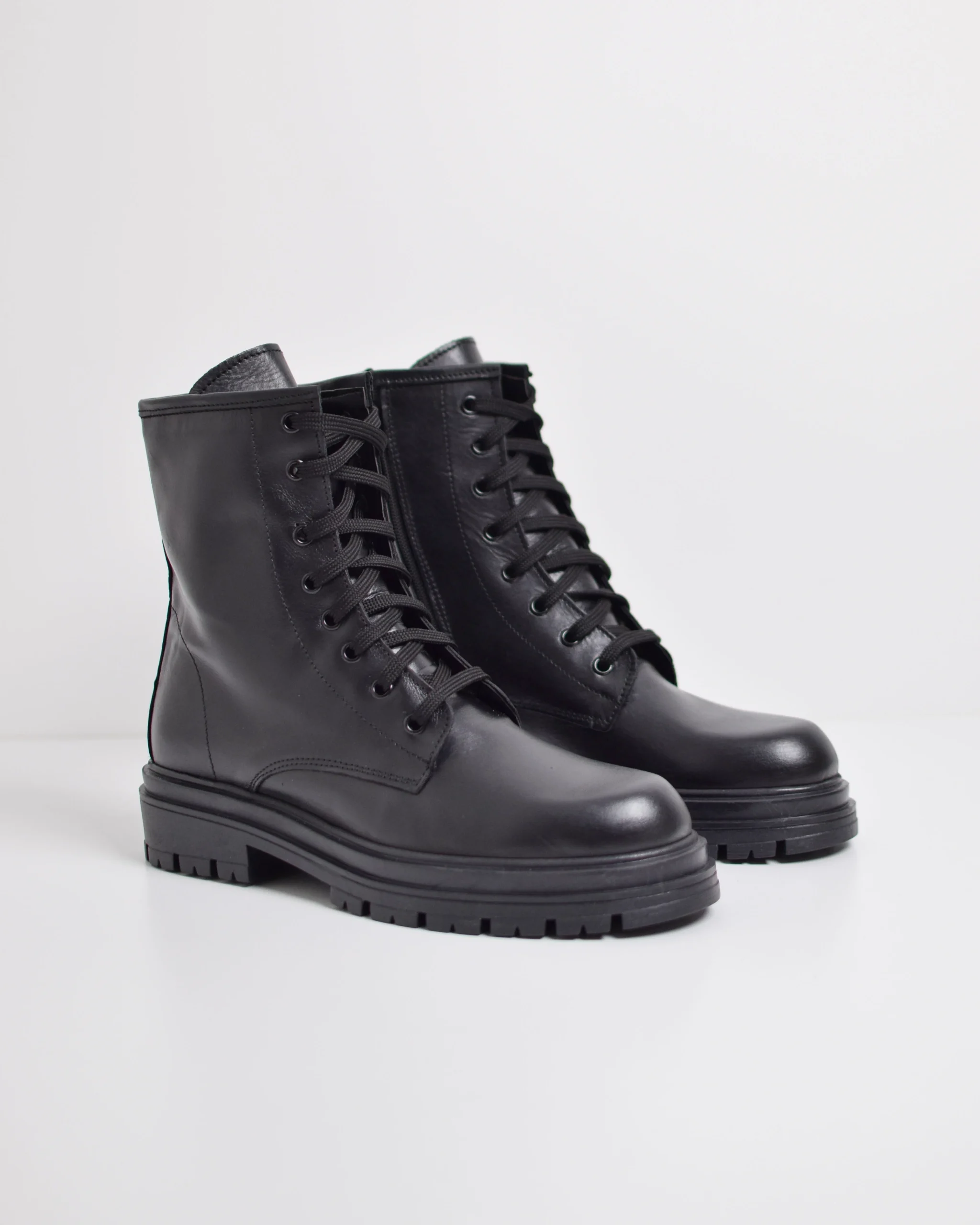 Anfibi In Pelle Con Cerniera - immagine 3