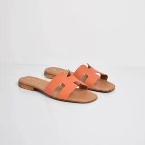 Ciabattine H in pelle