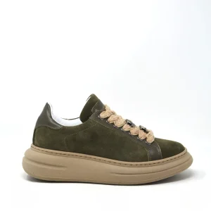 Sneaker verde militare - 606BI