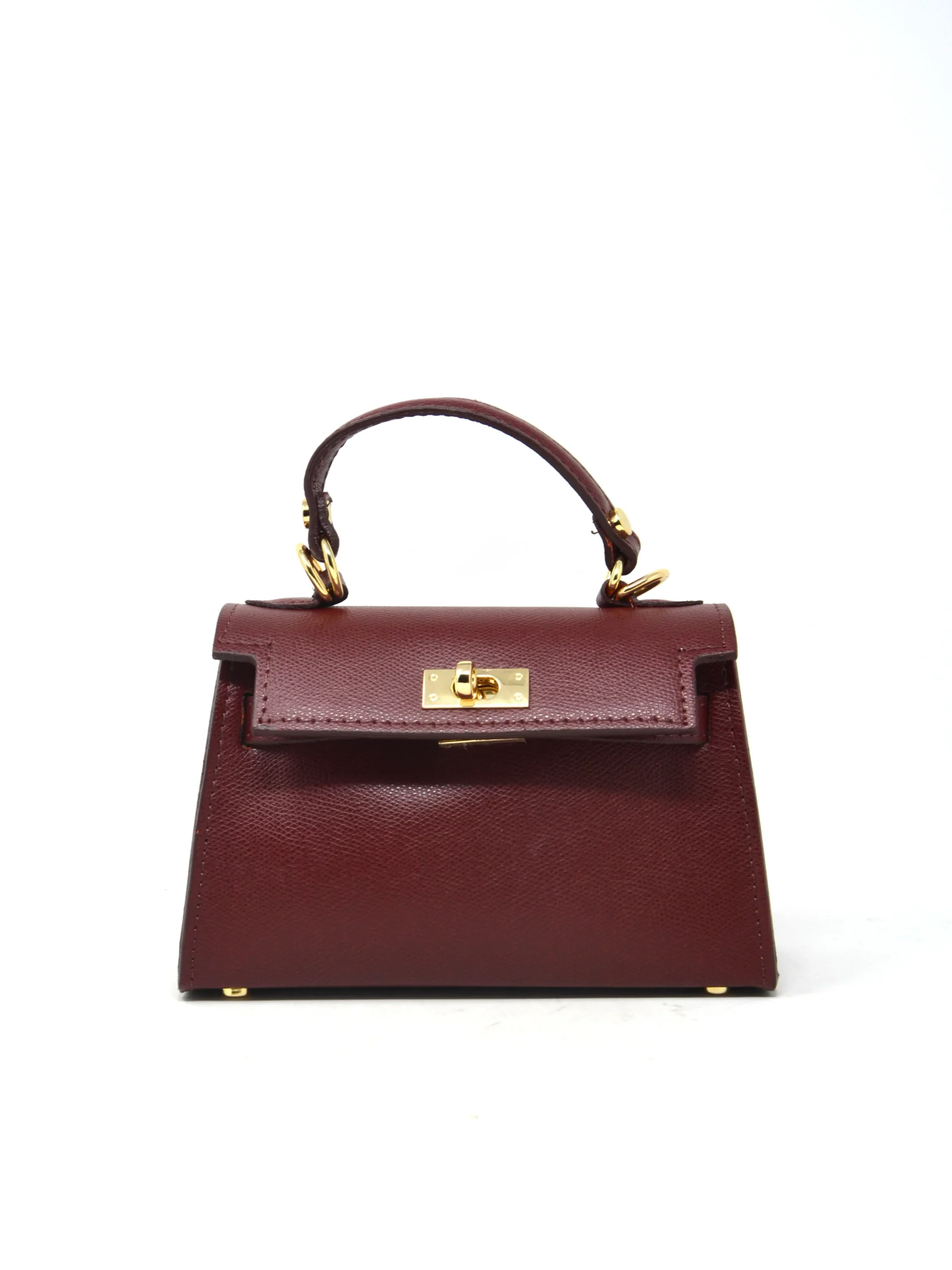 Mini bag in pelle con tracolla -5816 - immagine 2