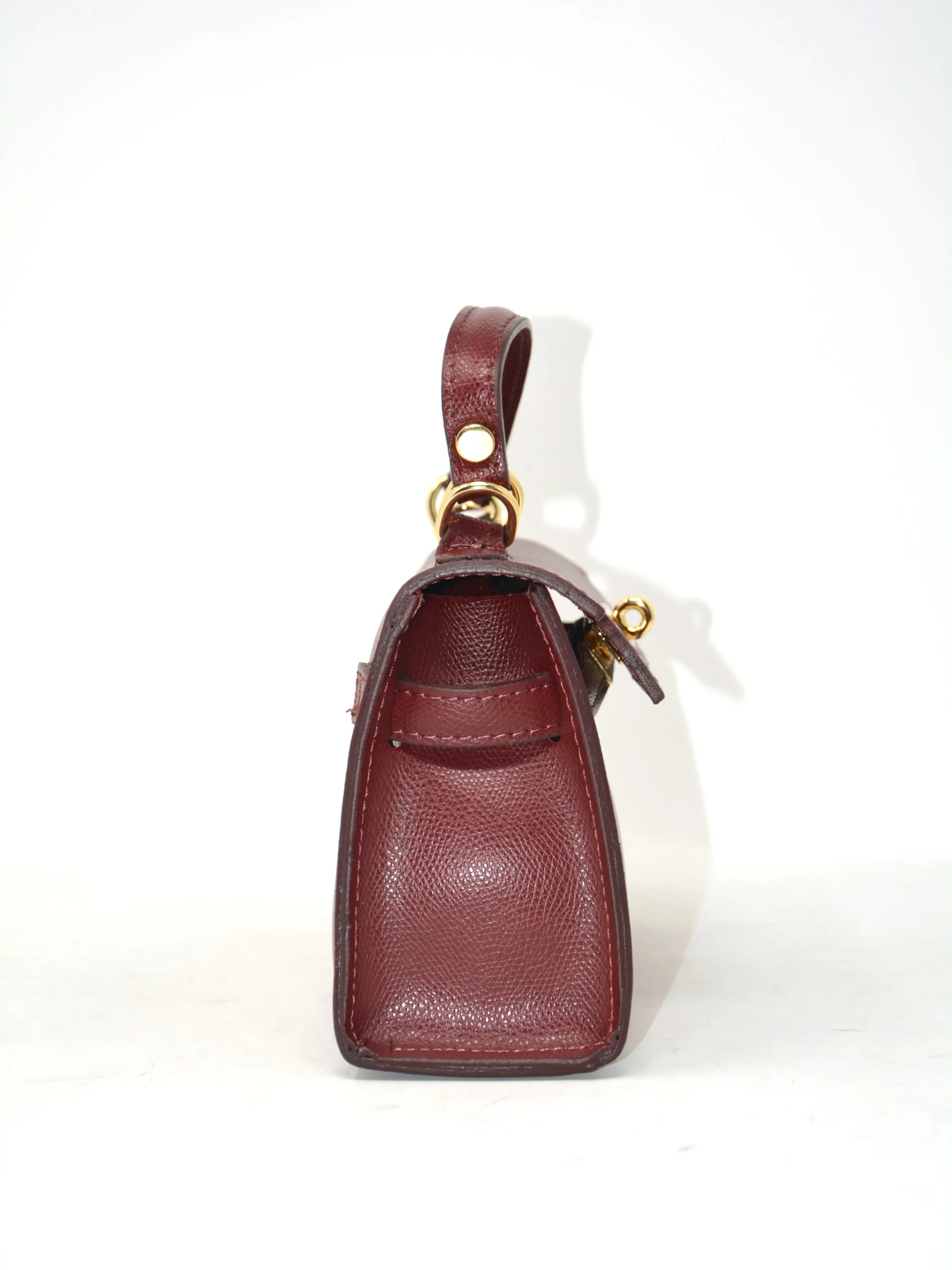 Mini bag in pelle con tracolla -5816 - immagine 4