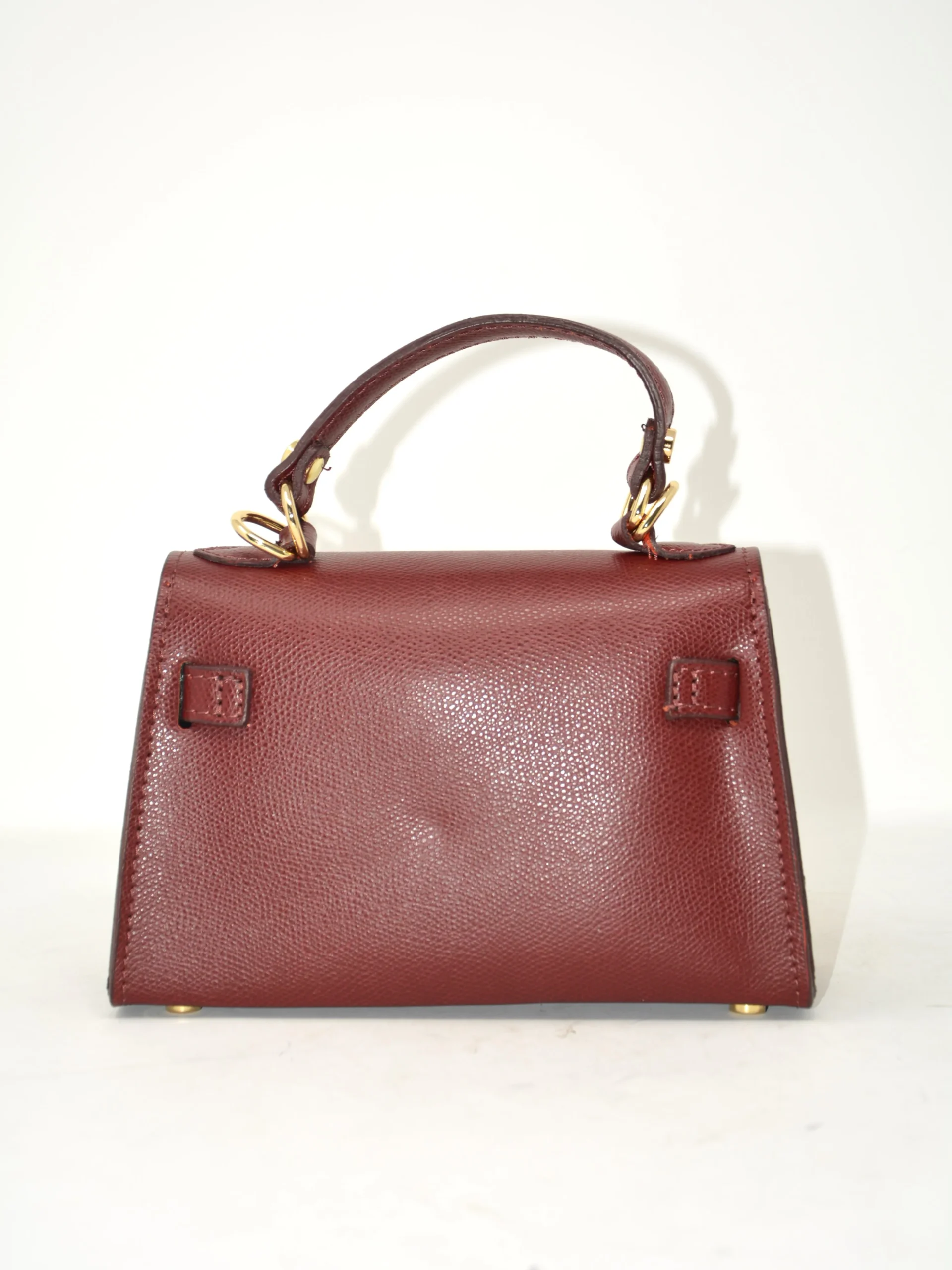 Mini bag in pelle con tracolla -5816 - immagine 6