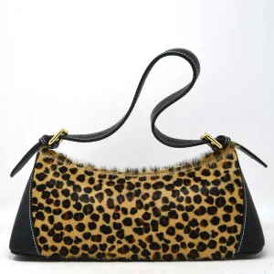 Borsa mezzaluna animalier -OPAL