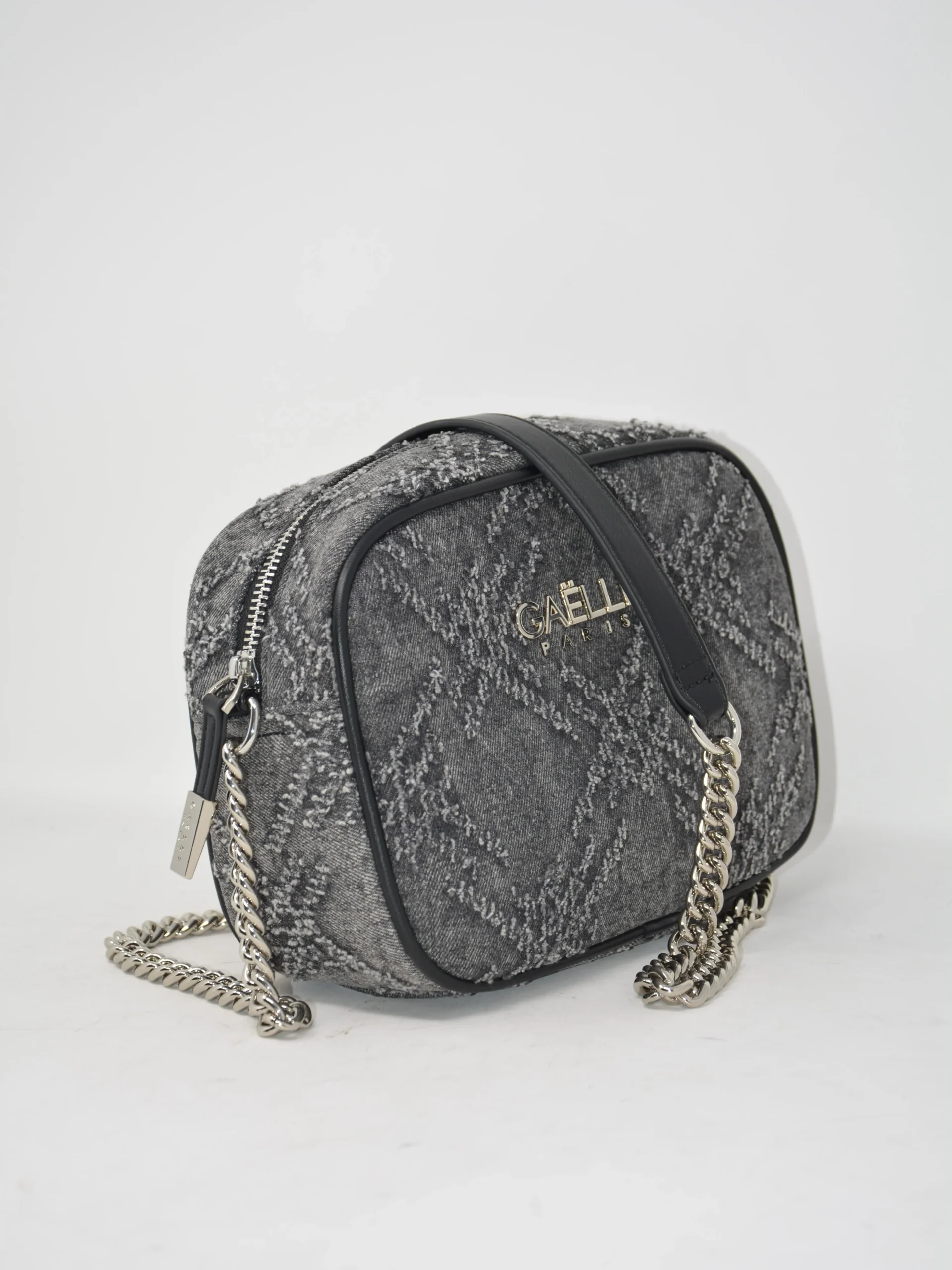 Mini bag denim sfrangiato -GAC2401 - immagine 3