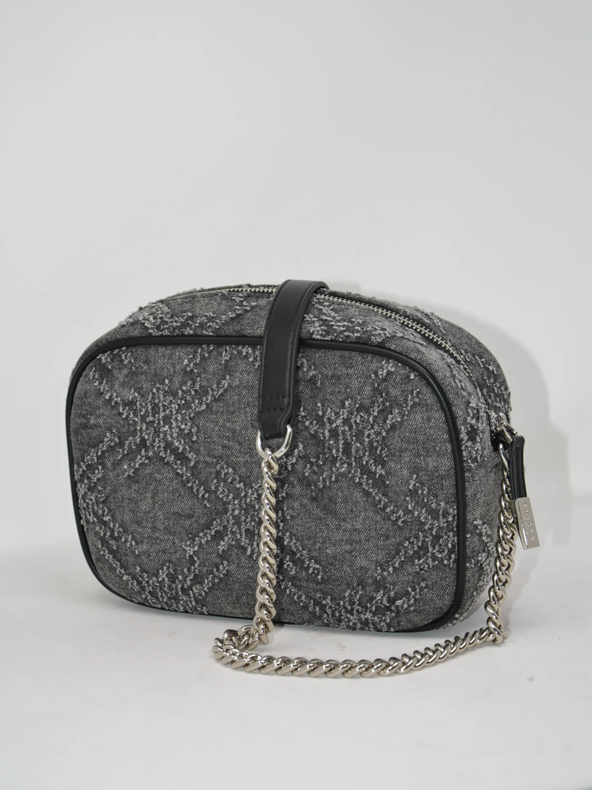 Mini bag denim sfrangiato -GAC2401 - immagine 4