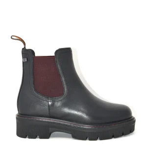 Beatles pelle nero elastico rosso - 36160