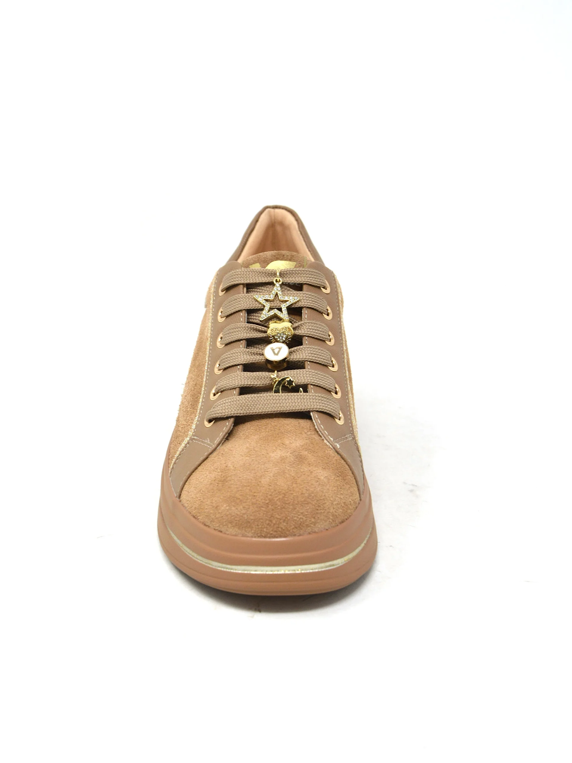 Sneaker camoscio taupe - 35480 - immagine 3