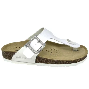 Ciabatta infradito con cinturino regolabile colore bianco - VG230QS