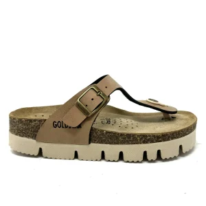 Infradito platform sughero cognac -S6830