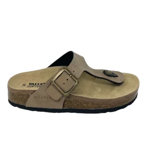 Infradito tipo fussbett fascia color nocciola - VH31830