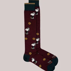 IN THE BOX - Calzini - Paddle Snoopy - Prugna