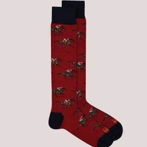 IN THE BOX - Calzini - Cavalli - Rosso Scuro