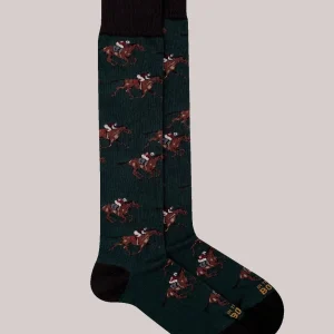 IN THE BOX - Calzini - Cavalli - Verde Scuro