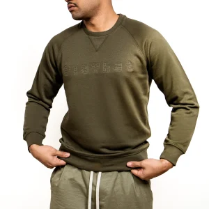 Felpa Uomo girocollo Verde