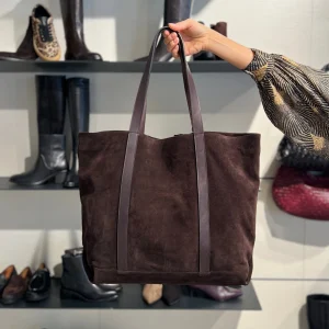 SACHET - Borsa a spalla - 482 - camoscio testa di moro