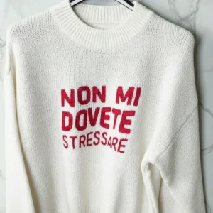 Maglione ''Non mi dovete stressare'' -3591