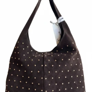 Borsa camoscio con borchie -  VEASTUD