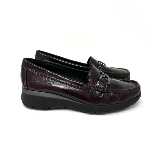 Mocassino confort prugna 2759411