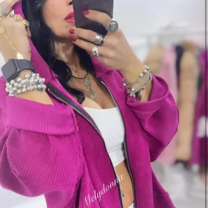 Cardigan Bruna Fuxia